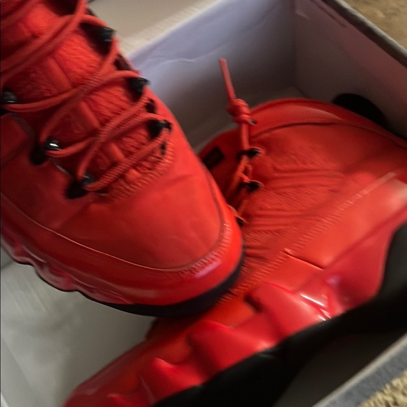 Red Air Jordan Basketball Shoes - Picture 14 of 16